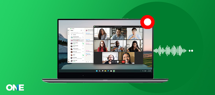 windows record whatsapp video call remotely