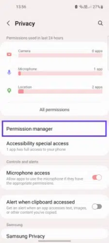 tap permission manager