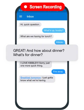 sms screen recording