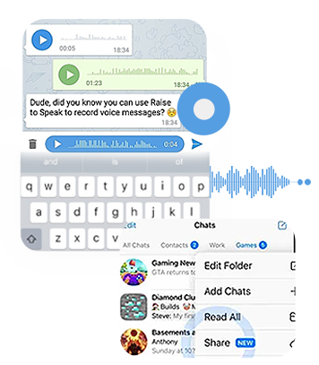 telegram voice messages