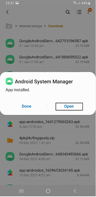 android system manager