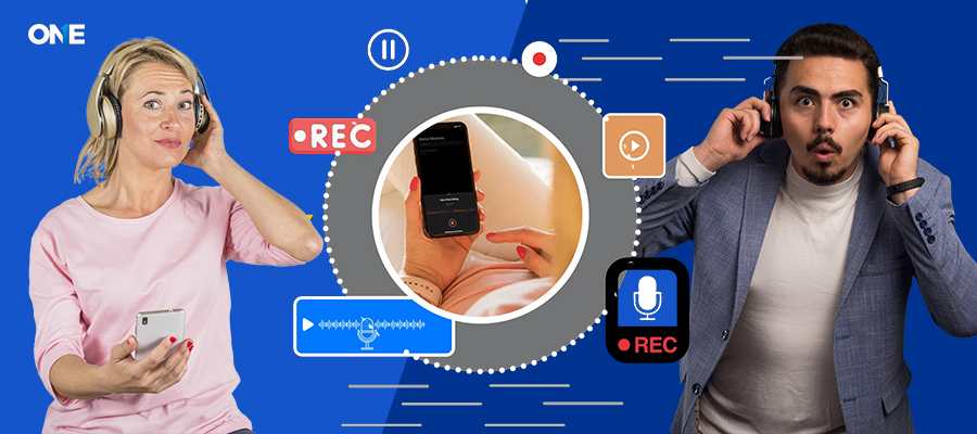 using audio recorder